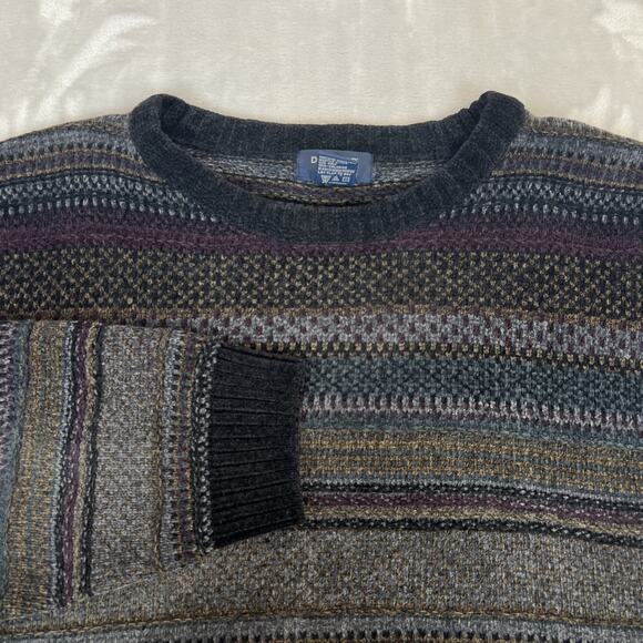 Dockers Other - VTG Dockers Sweater Mens XL Knit Grunge Cozy Academia Retro Grandpa Cosby 90s
